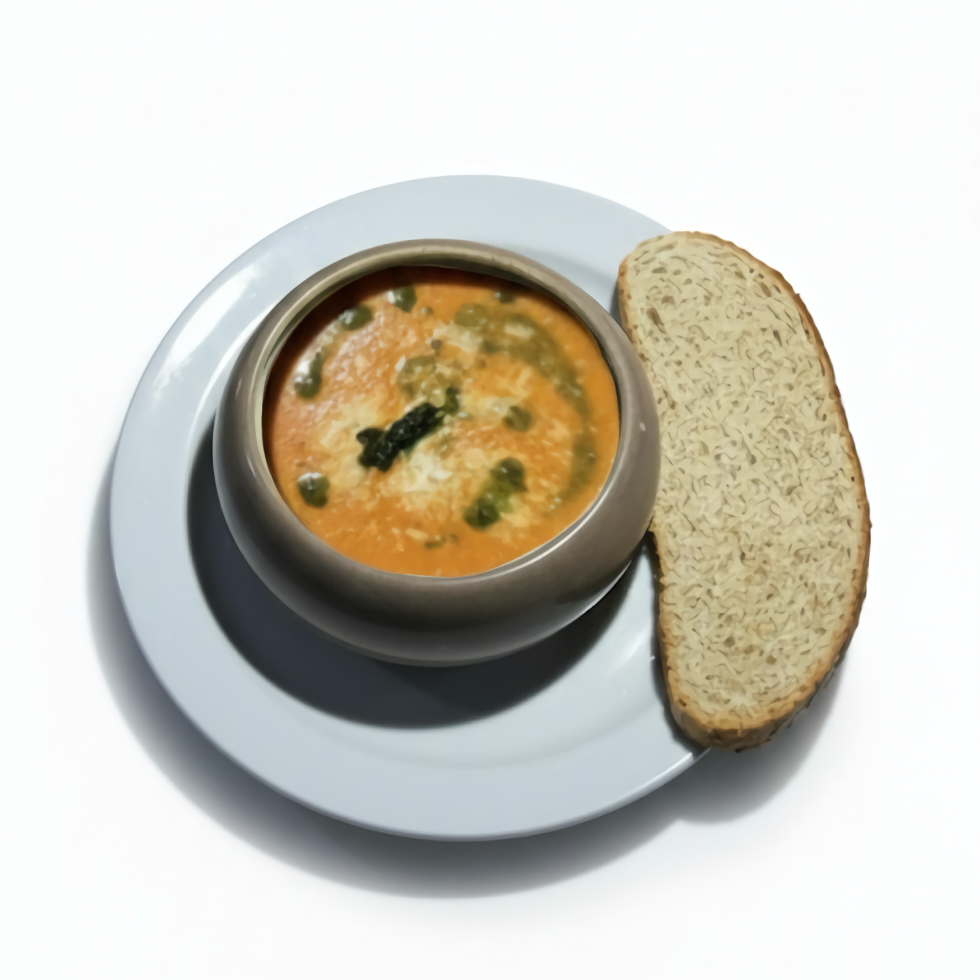 Közlenmiş domates çorbası 