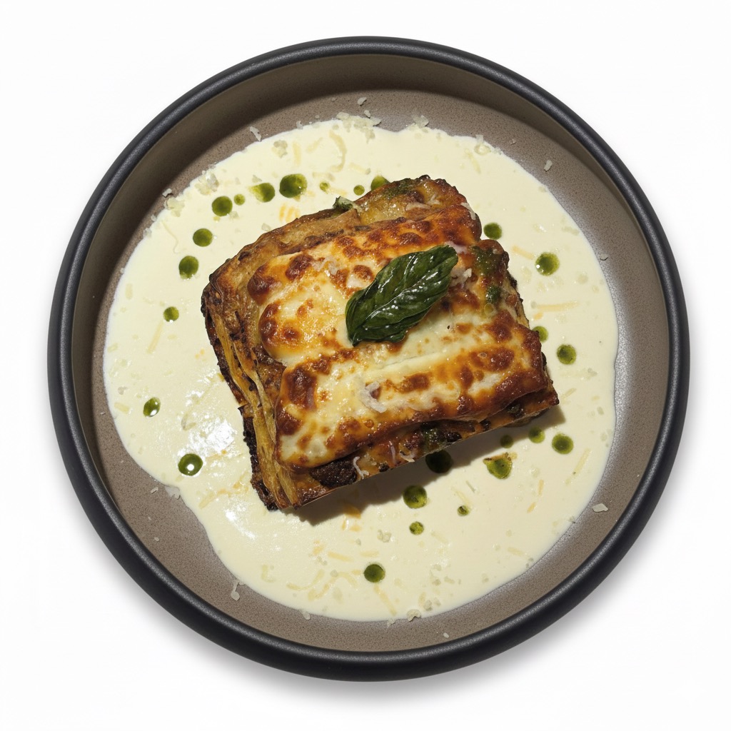 PEYNİR SOSLU LAZANYA